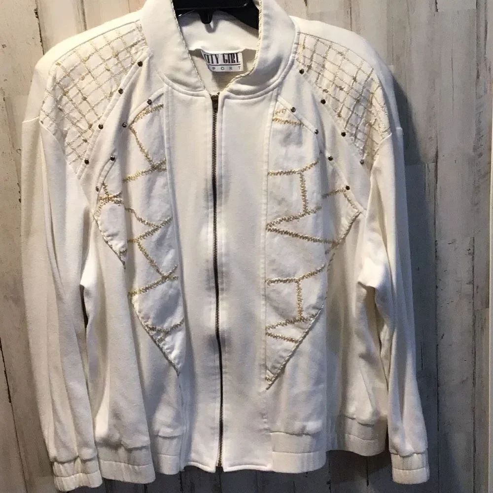 Jacket, vintage, city, girl, sport size large ￼